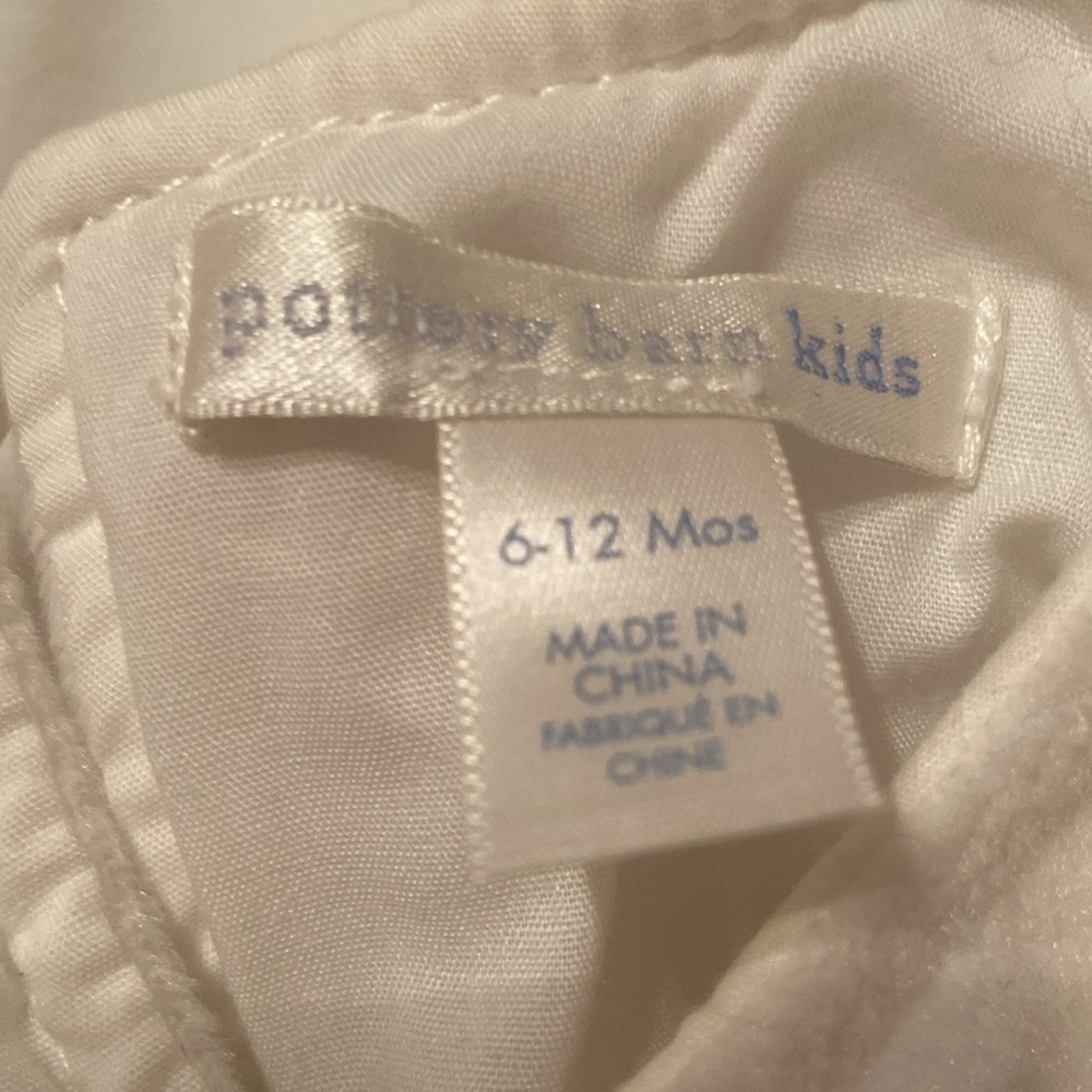 Pottery Barn Kids Unicorn One Piece 6-12 Months Missing The Hood - Picture 6 of 7